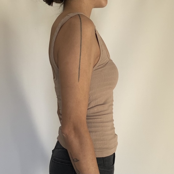 Free People Square One Seamless Cami in Nude - Picture 3 of 6